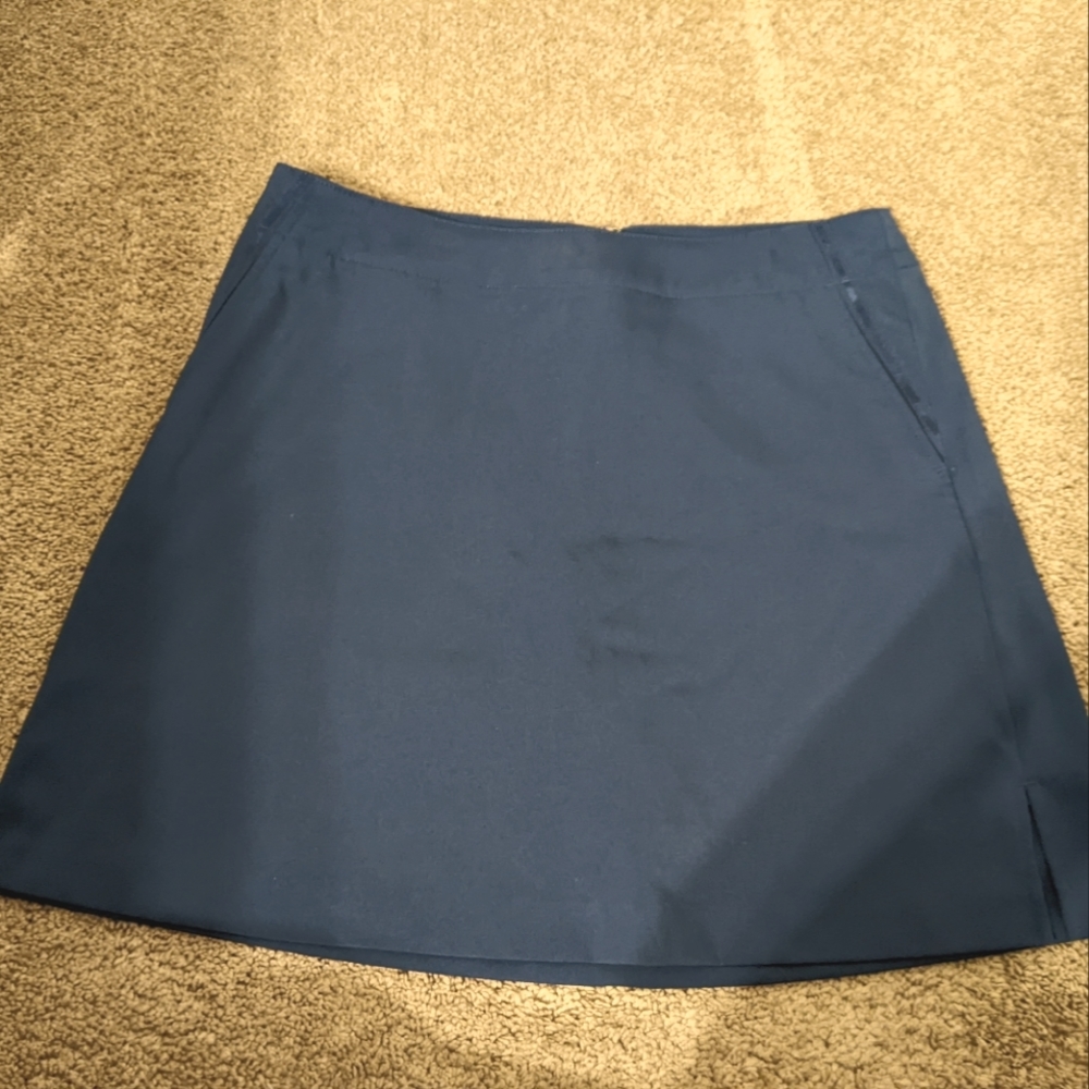 Navy blue golf skirt